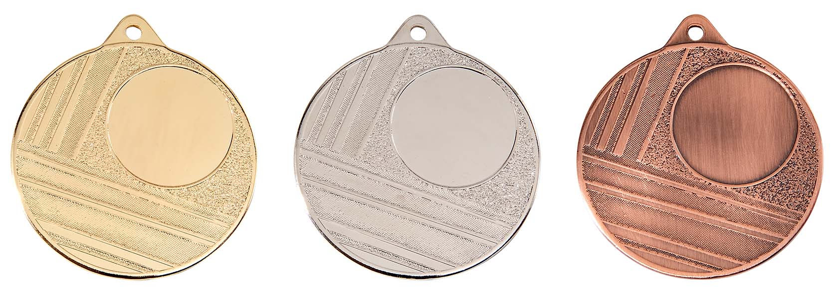 M253 Medaille goud-zilver-brons Ø 50 mm compleet